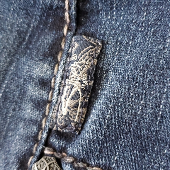 Silver Boot Cut Jeans - Picture 5 of 9